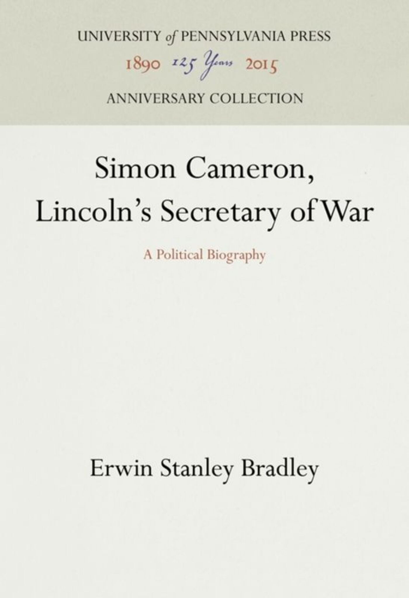 Cover image for Simon Cameron, Lincoln's Secretary of War ISBN 9781512810561