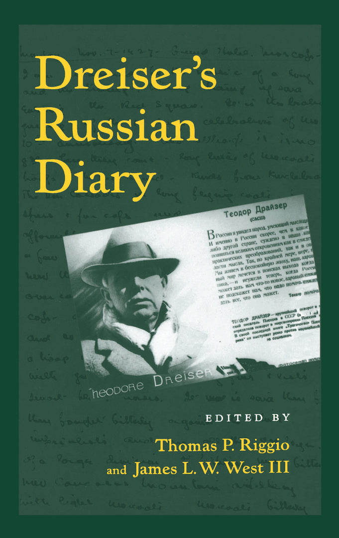 Cover image for Dreiser's Russian Diary ISBN 9780812280913