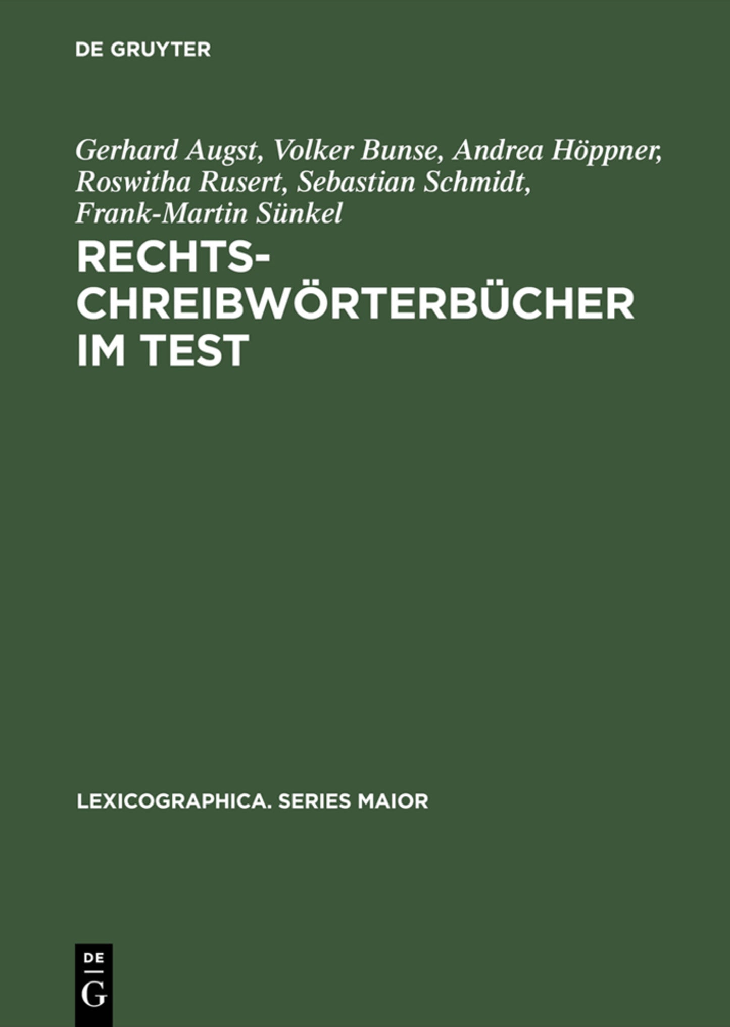 Rechtschreibwörterbücher im Test