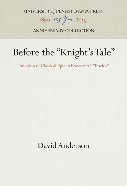 Before the "Knight's Tale"