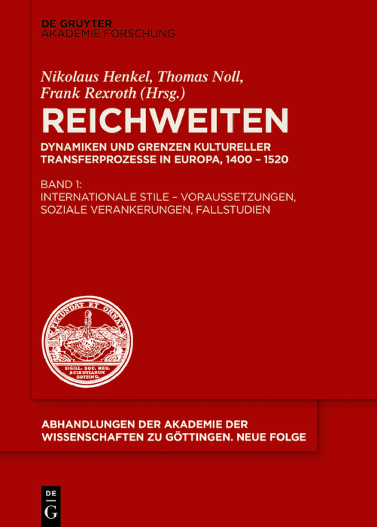 Internationale Stile – Voraussetzungen, soziale Verankerungen, Fallstudien