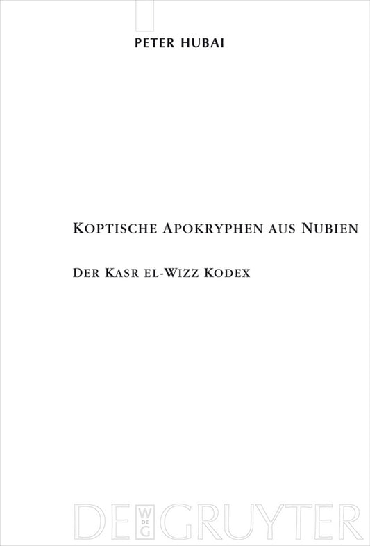 Koptische Apokryphen aus Nubien