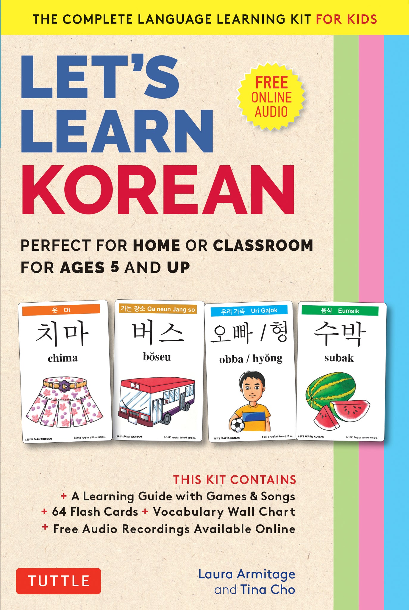 Cover image for Let's Learn Korean Flash Card Kit ISBN 9780804856669