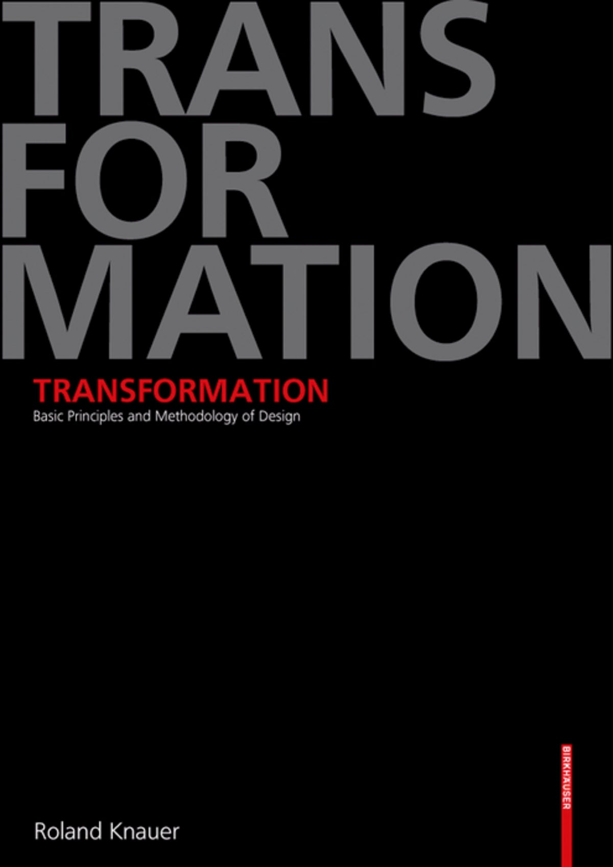 Cover image for Transformation ISBN 9783764367619
