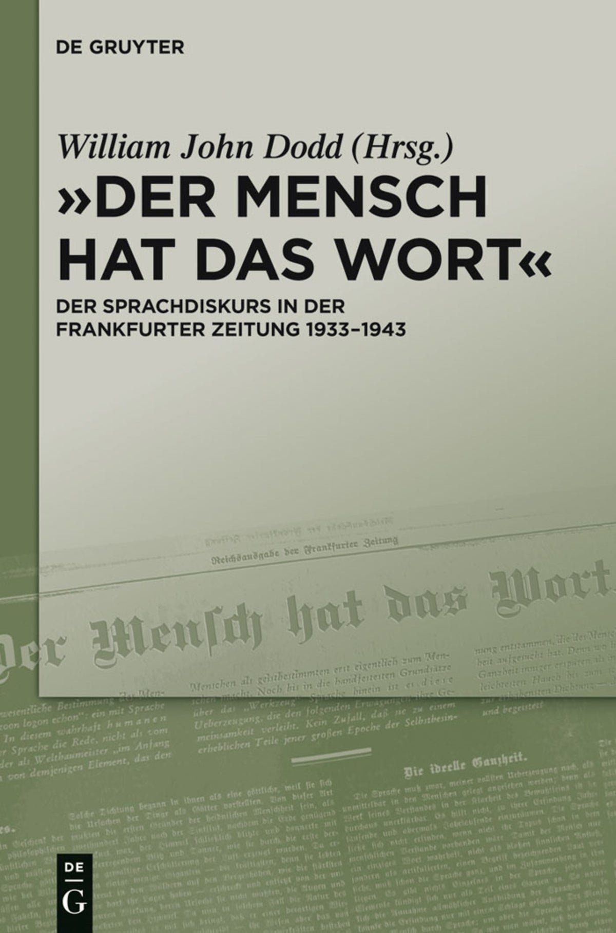 "Der Mensch hat das Wort"