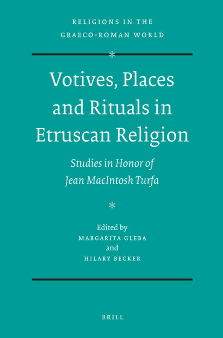 Cover image for Votives, Places and Rituals in Etruscan Religion ISBN 9789004170452
