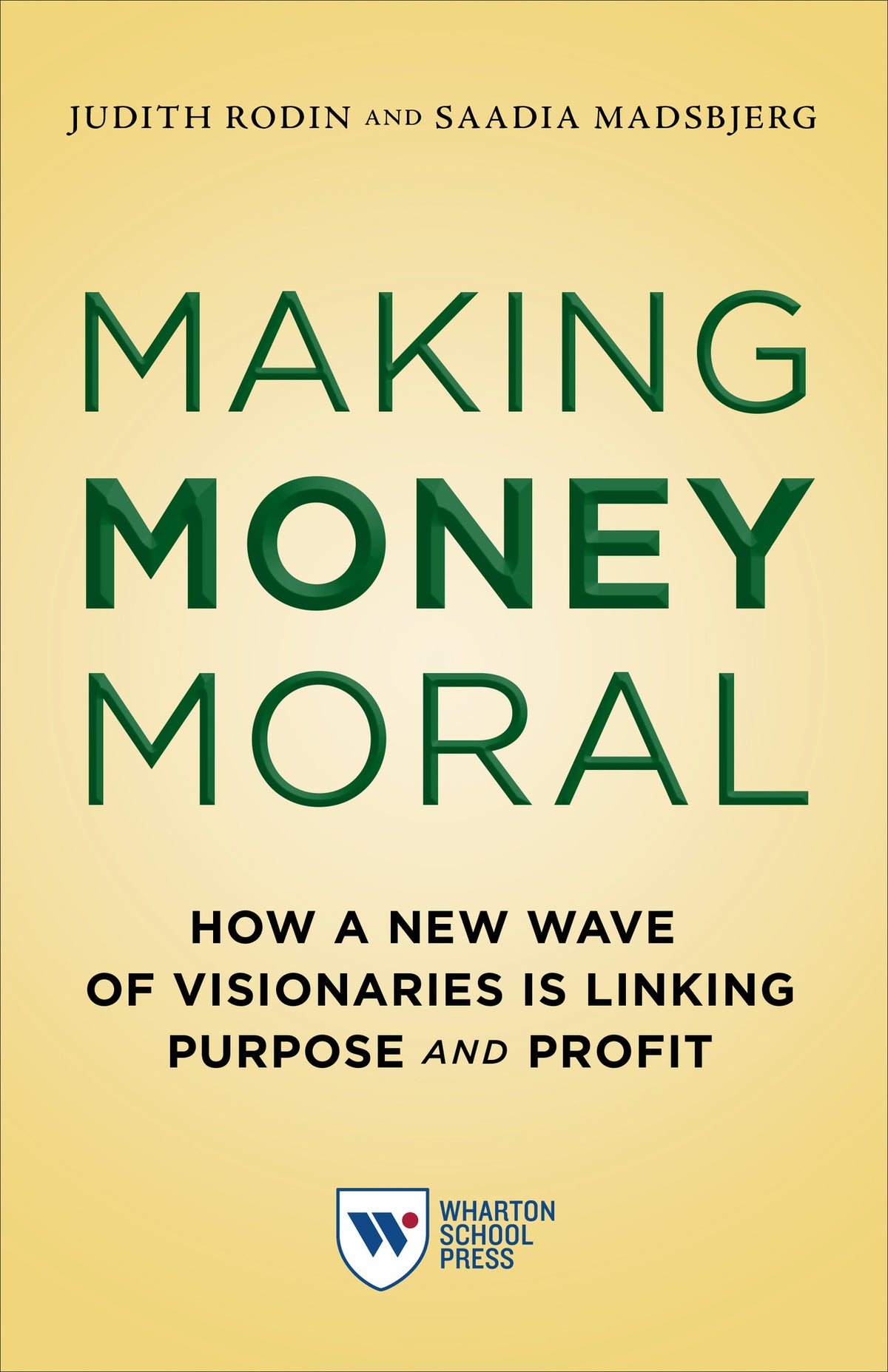 Cover image for Making Money Moral ISBN 9781613631102