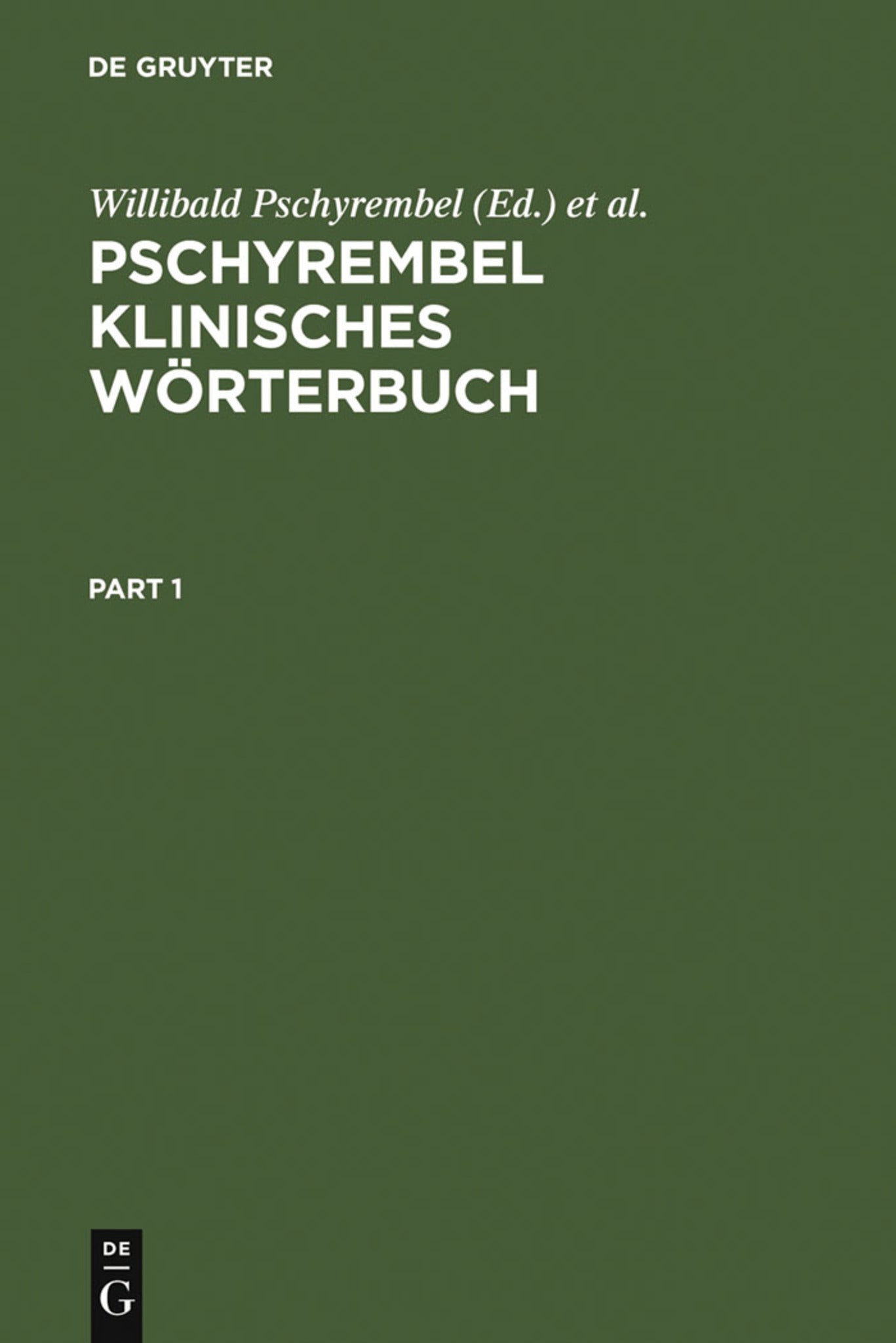 Pschyrembel klinisches Wörterbuch