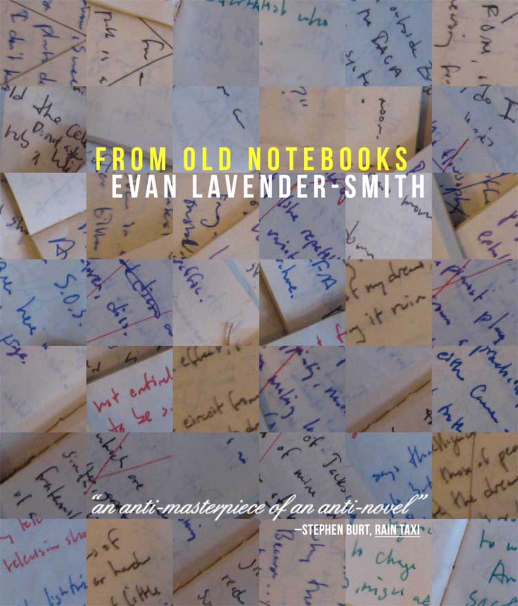 Cover image for From Old Notebooks ISBN 9781938604324