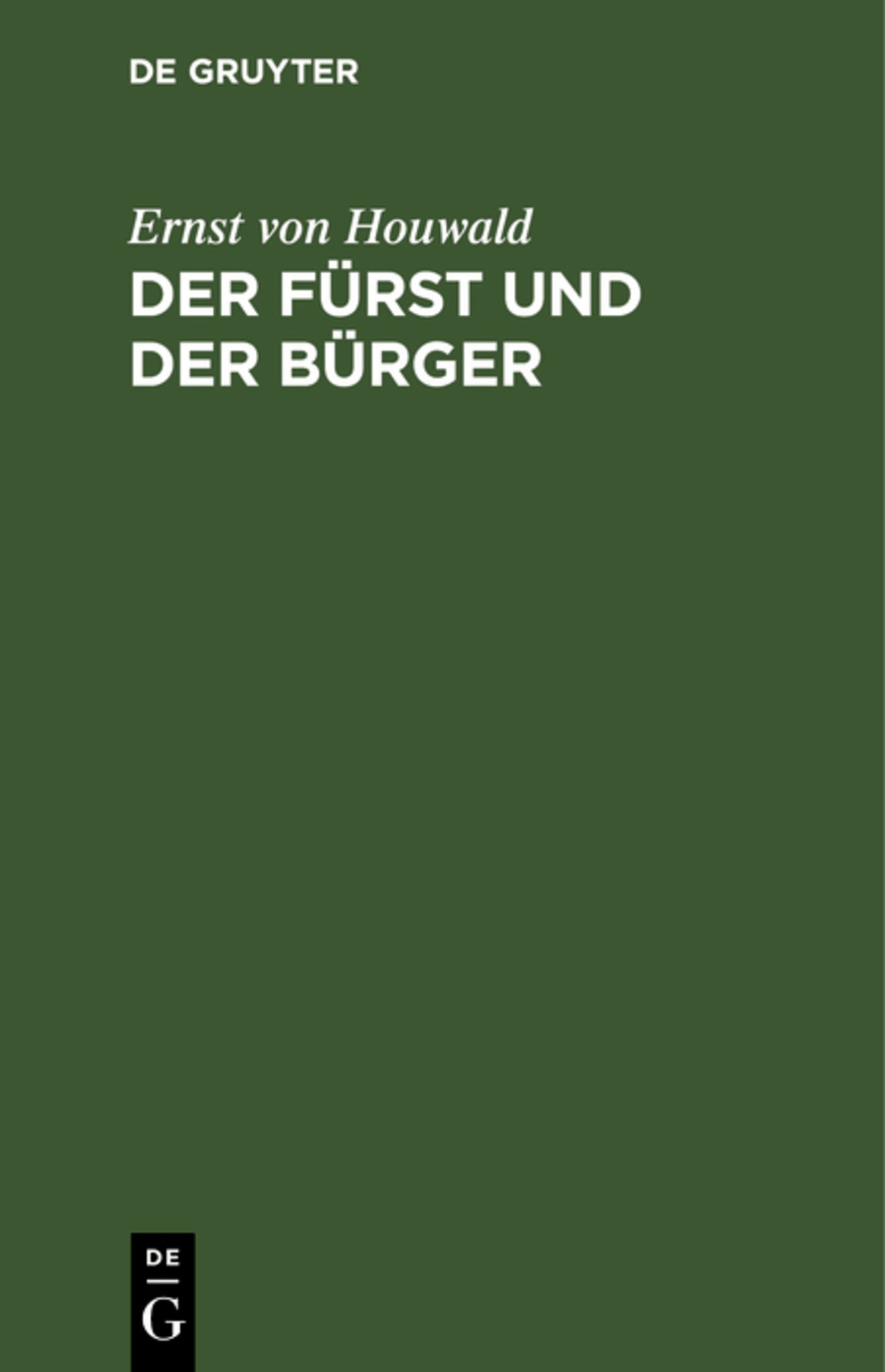 Der Fürst und der Bürger
