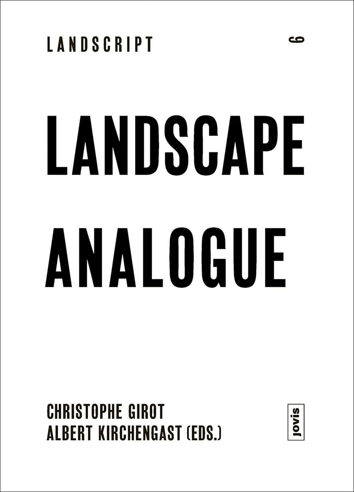 Cover image for Landscape Analogue ISBN 9783868595413