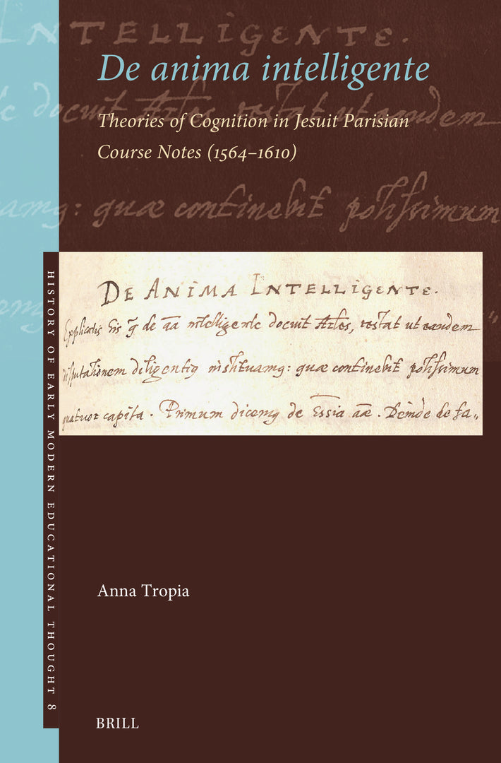 Cover image for De anima intelligente ISBN 9789004757424