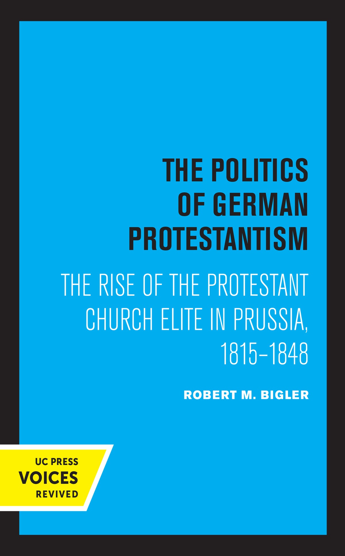 Cover image for The Politics of German Protestantism ISBN 9780520316256