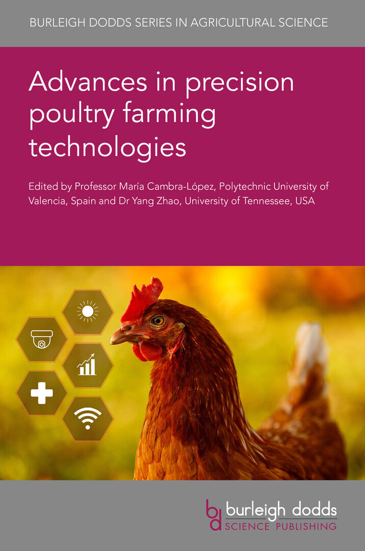 Cover image for Advances in precision poultry farming technologies ISBN 9781835453872