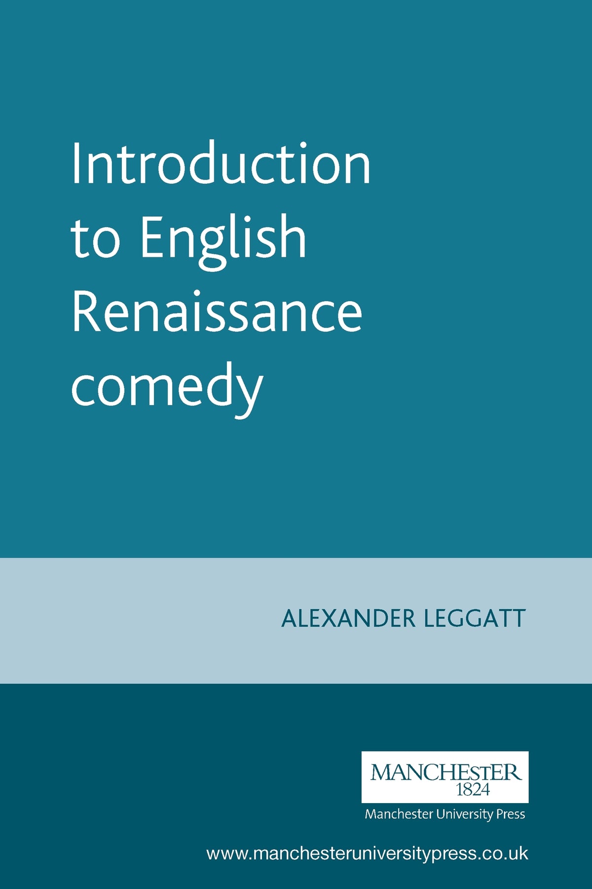 Cover image for Introduction to English Renaissance comedy ISBN 9780719049651