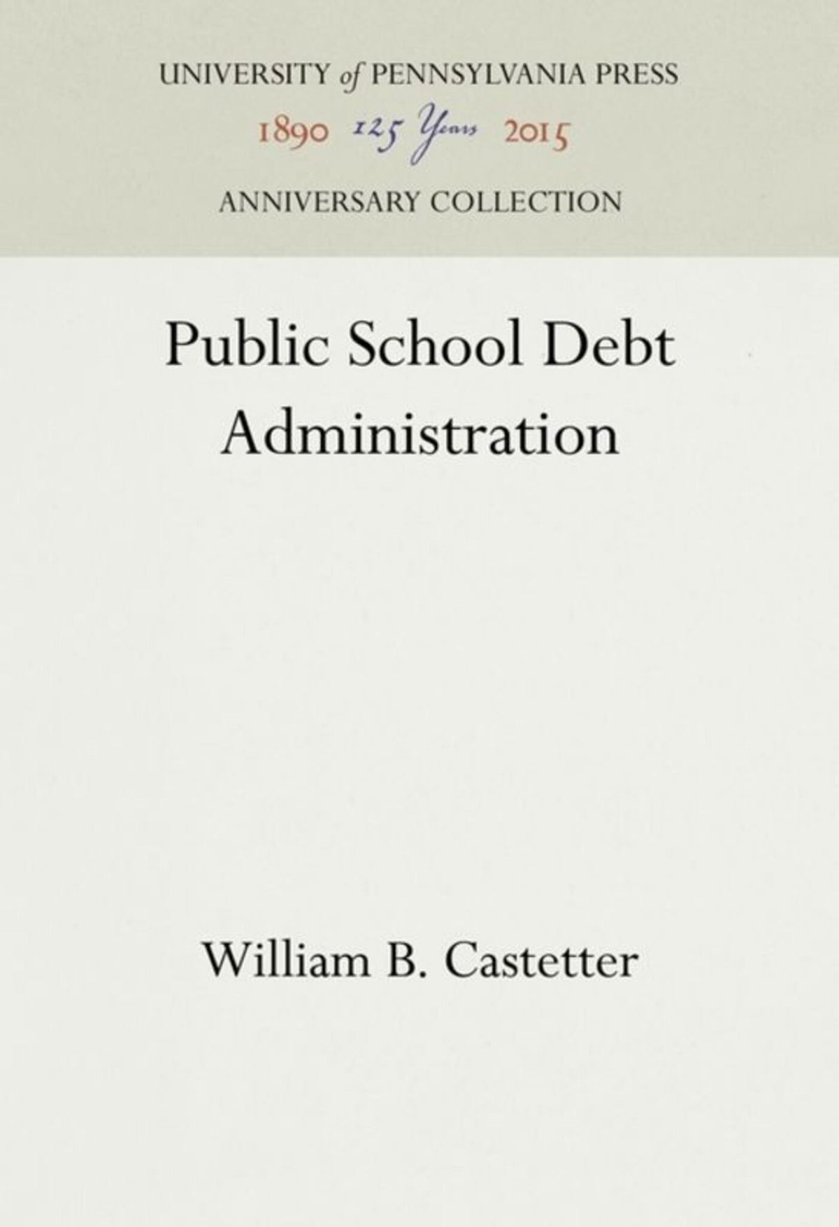 Public School Debt Administration