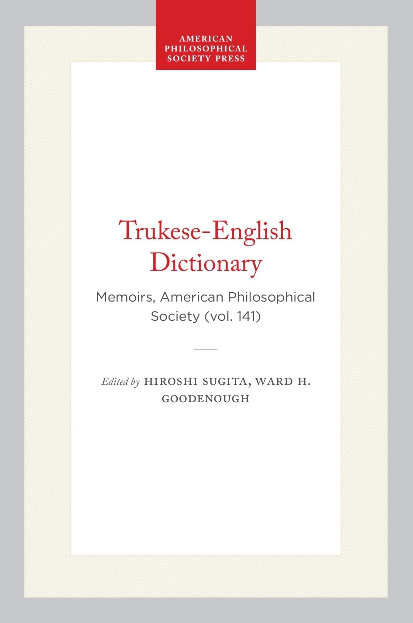 Trukese-English Dictionary