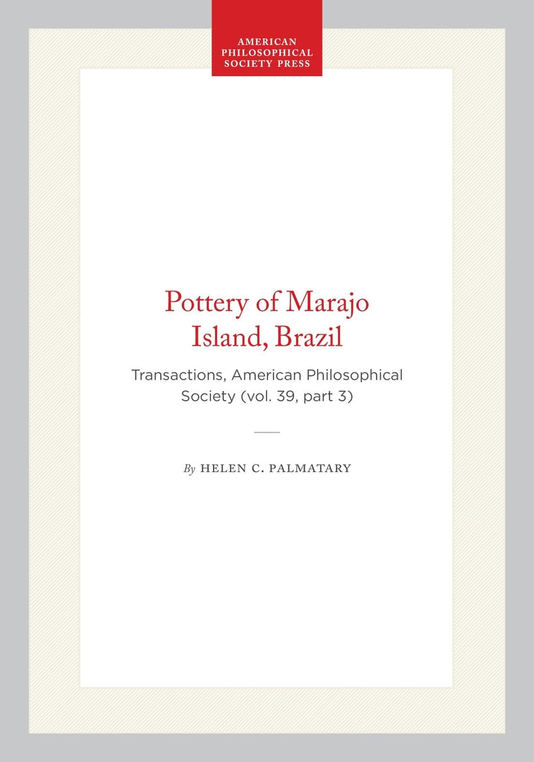Cover image for Pottery of Marajo Island, Brazil ISBN 9781422377093