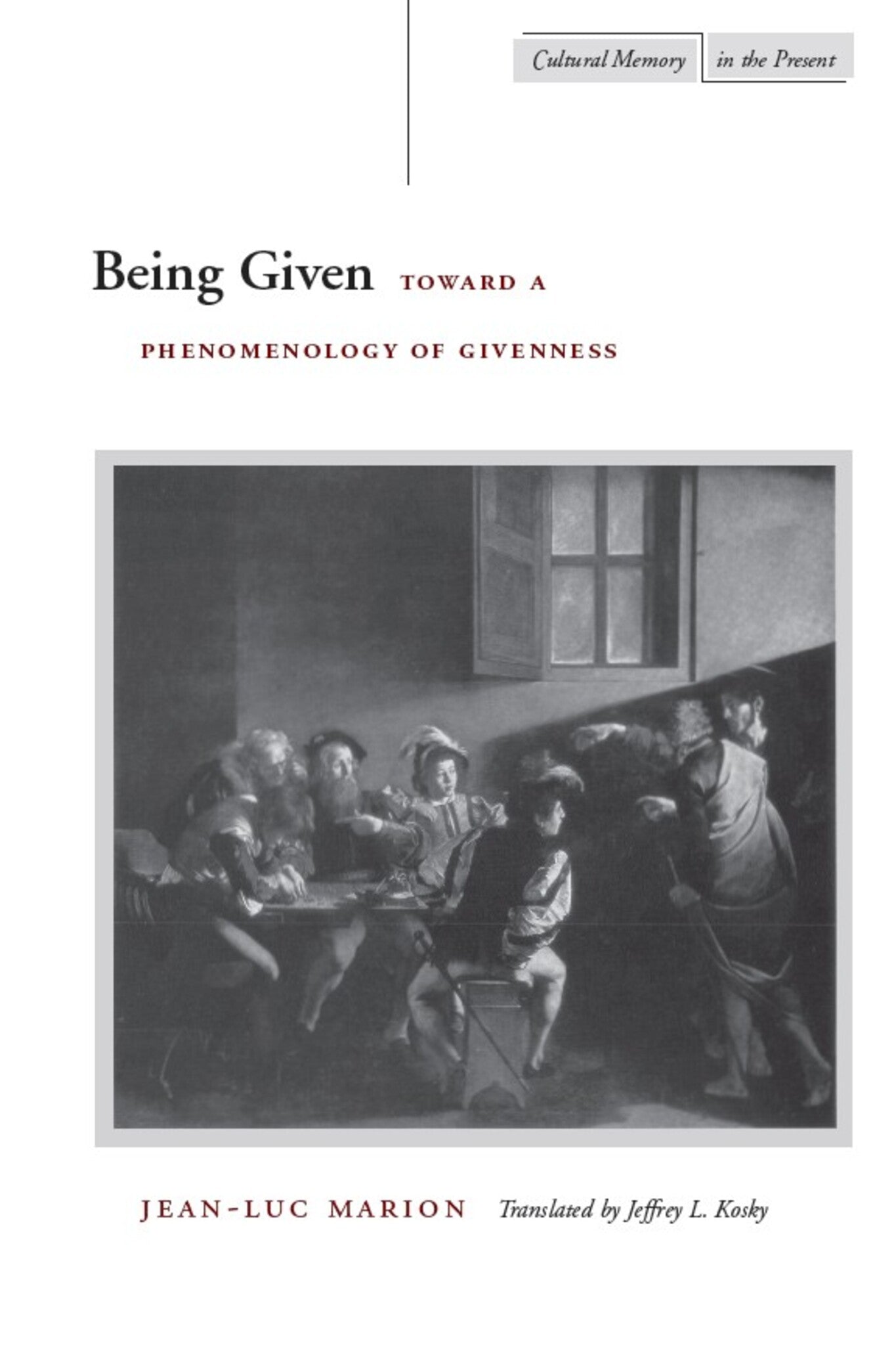Cover image for Being Given ISBN 9780804734103