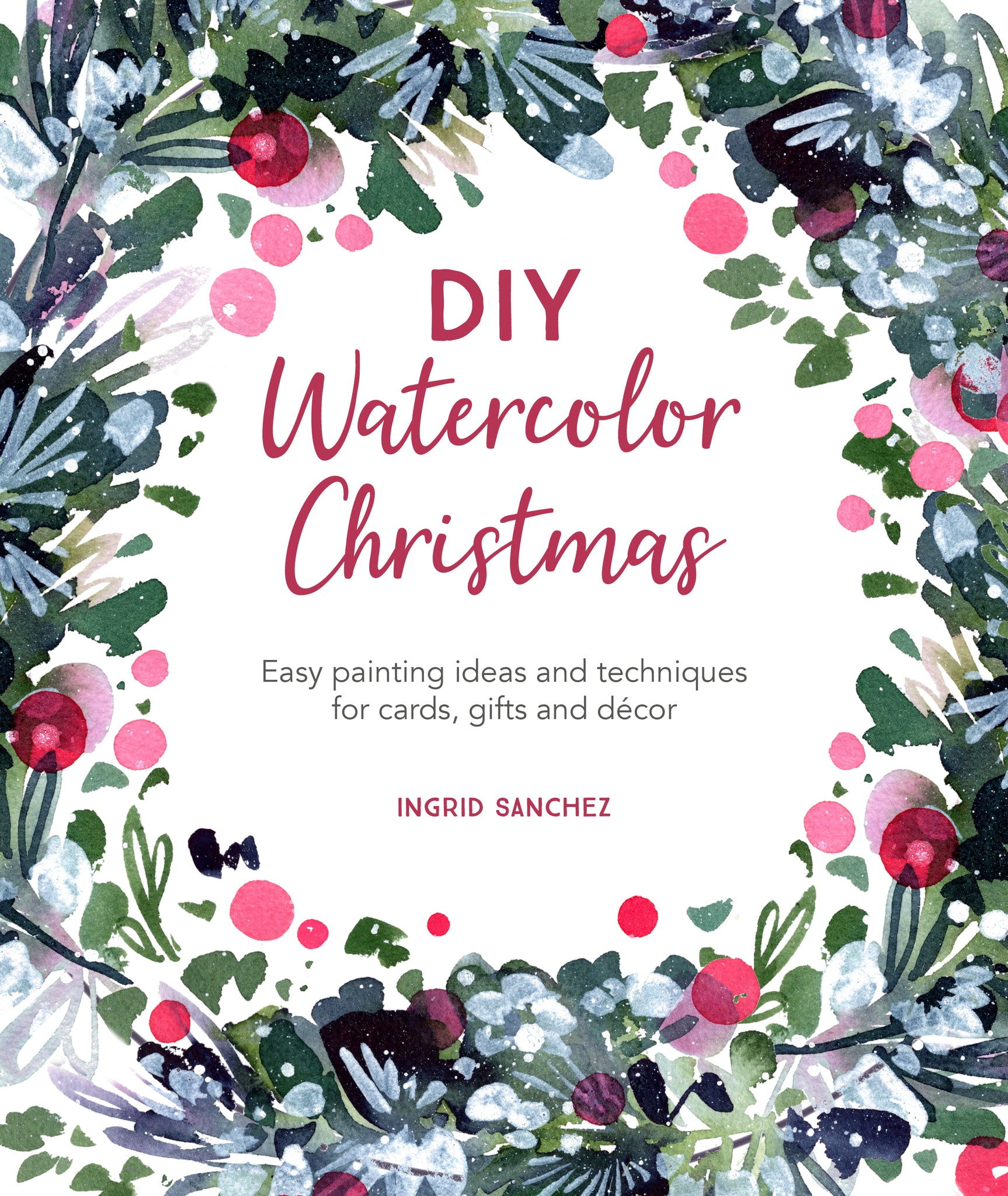 Cover image for DIY Watercolor Christmas ISBN 9781446308448