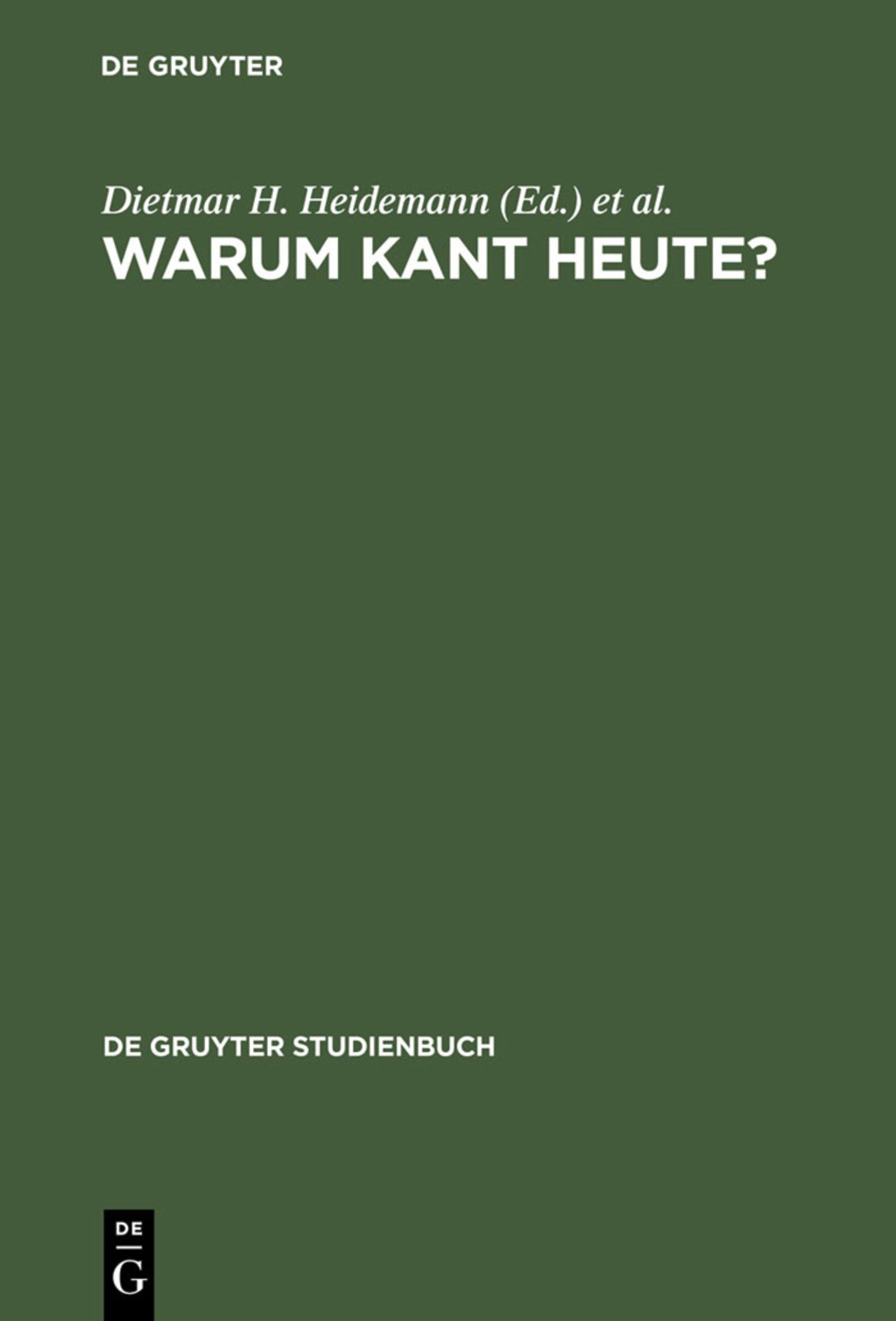 Warum Kant heute?
