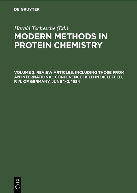 Review Articles, including those from an International Conference held in Bielefeld, F. R. of Germany, June 1–2, 1984