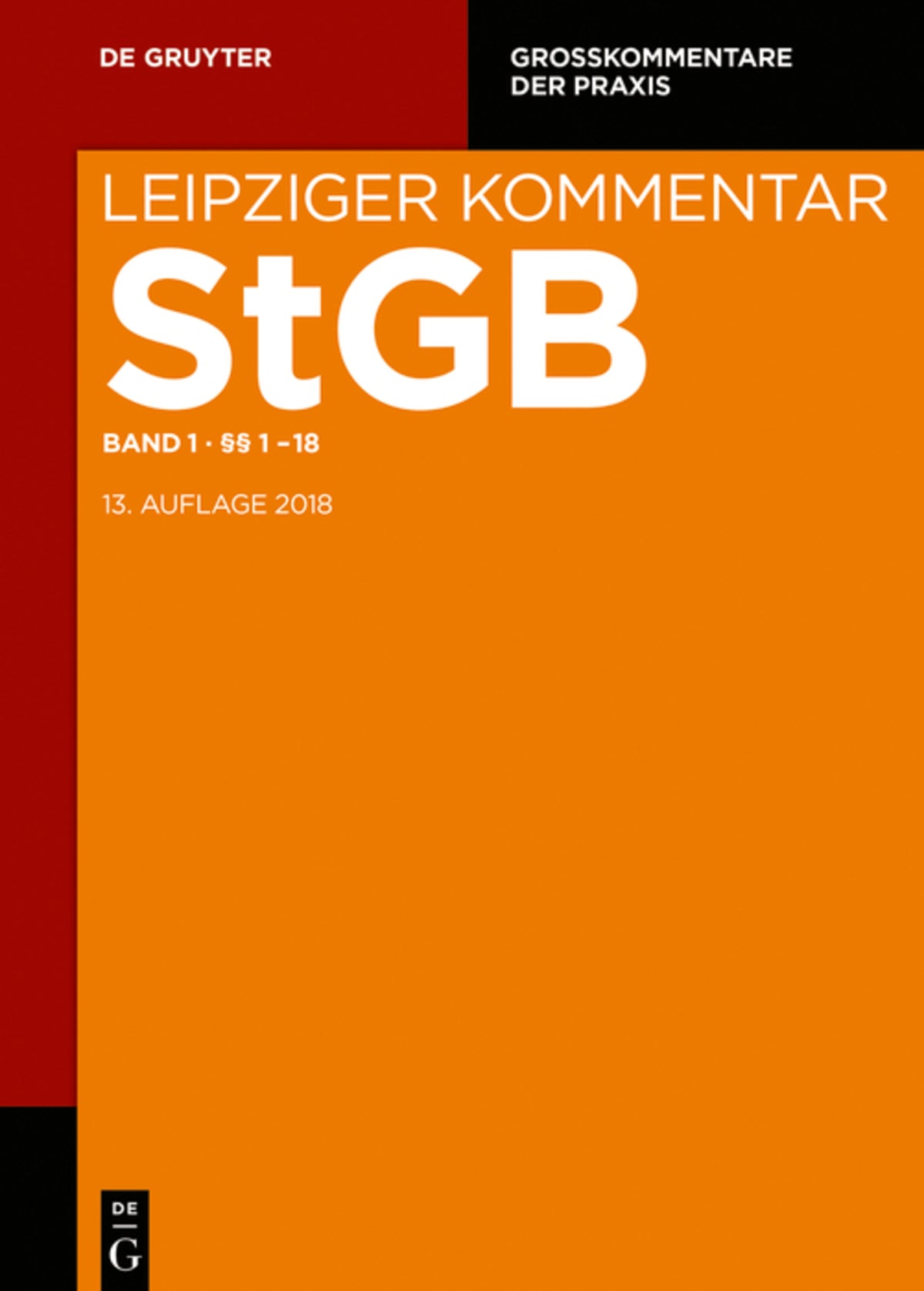 Cover image for Einleitung, §§ 1-18 ISBN 9783110300253