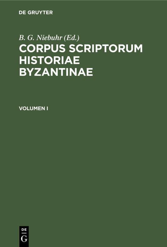 Corpus scriptorum historiae Byzantinae. Chronicon Paschale. Volumen I