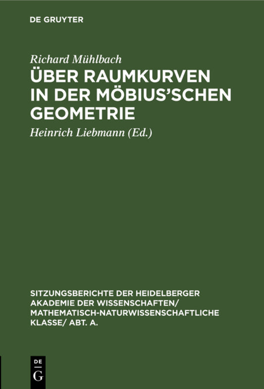Über Raumkurven in der Möbius’schen Geometrie