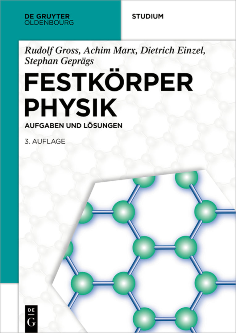 Cover image for Festkörperphysik ISBN 9783110782356