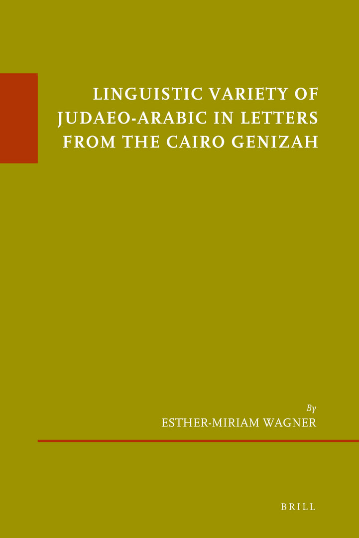 Cover image for Linguistic Variety of Judaeo-Arabic in Letters from the Cairo Genizah ISBN 9789004187764
