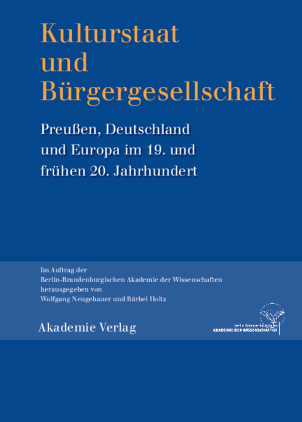 Kulturstaat und Bürgergesellschaft