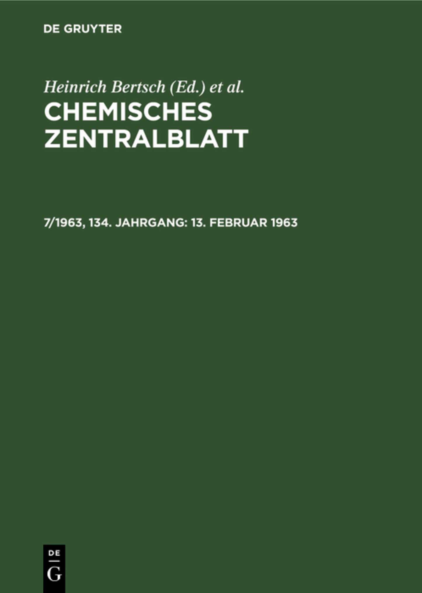 13. Februar 1963