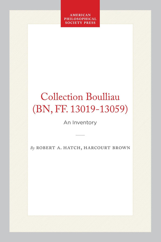 Collection Boulliau (BN, FF. 13019-13059)