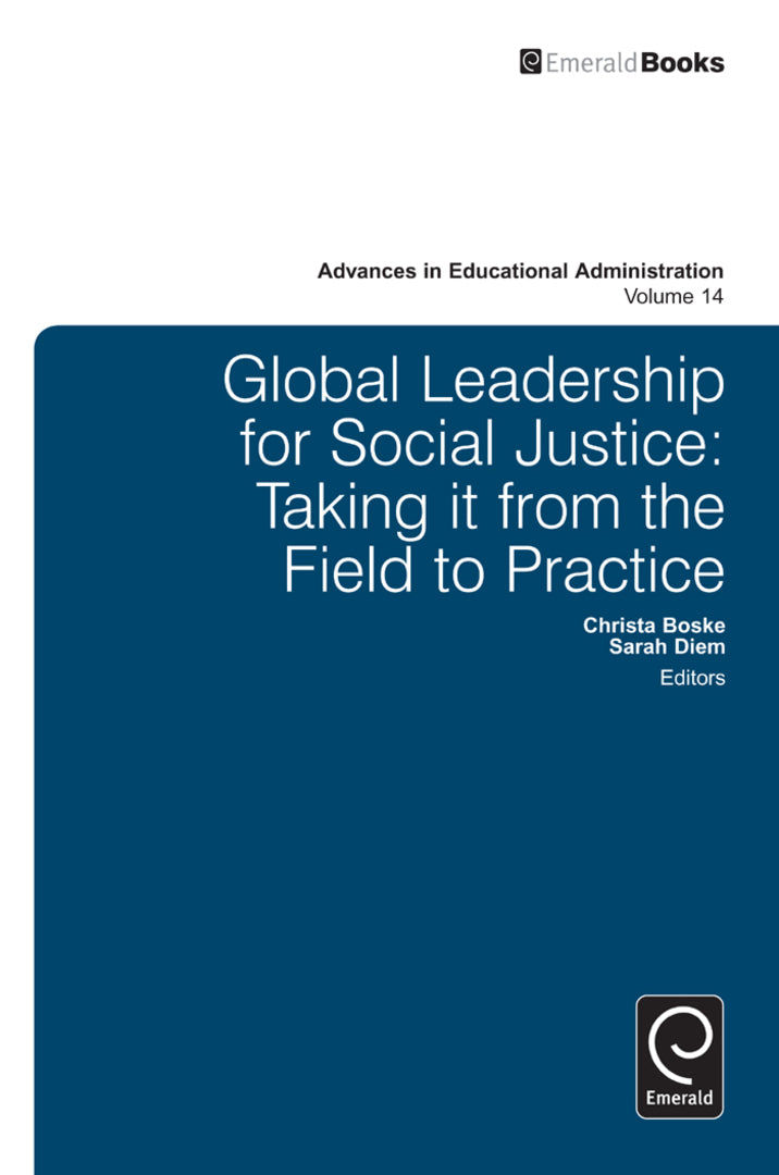 Cover image for Global Leadership for Social Justice ISBN 9781780522784