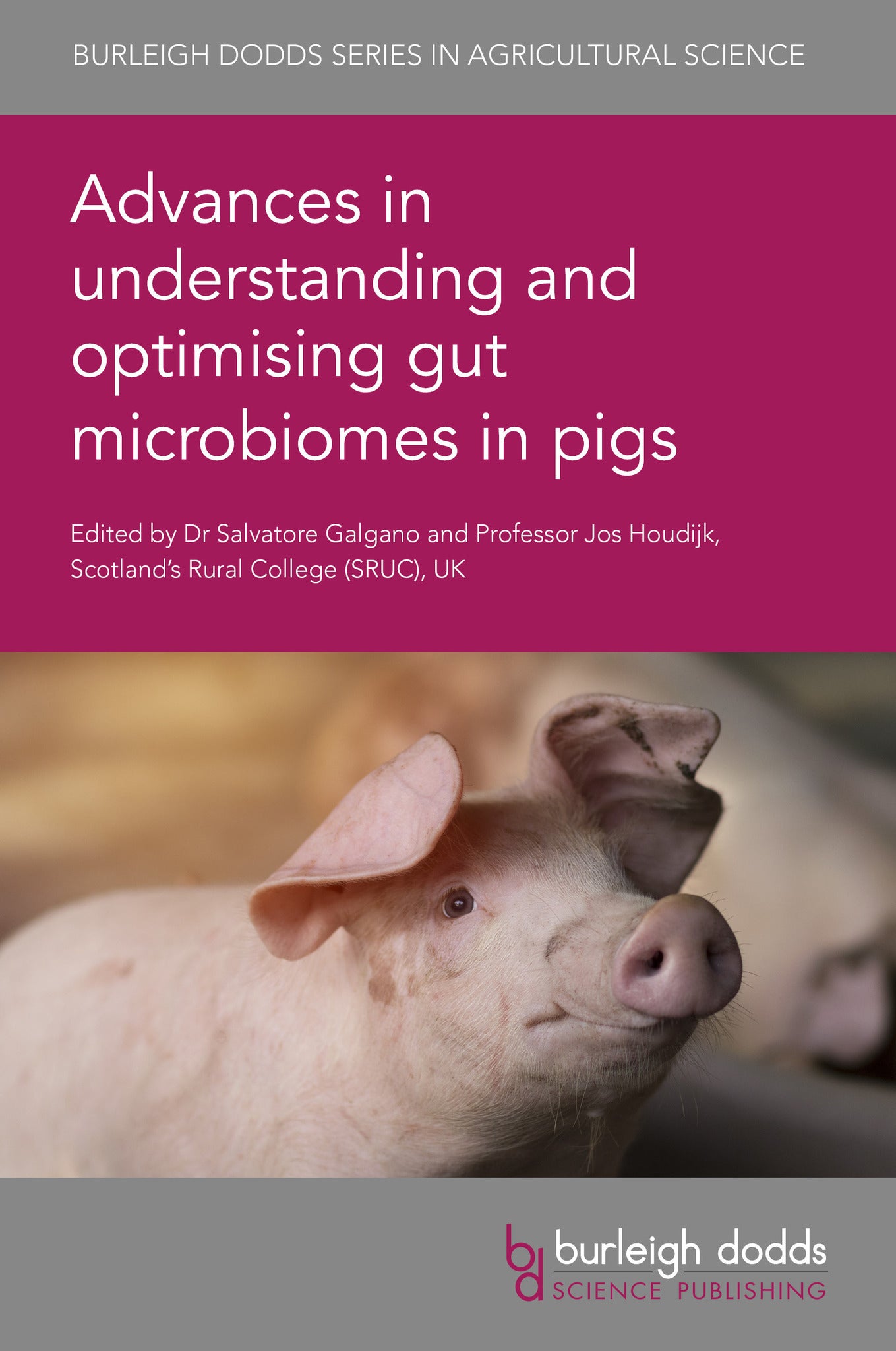 Cover image for Advances in understanding and optimising gut microbiomes in pigs ISBN 