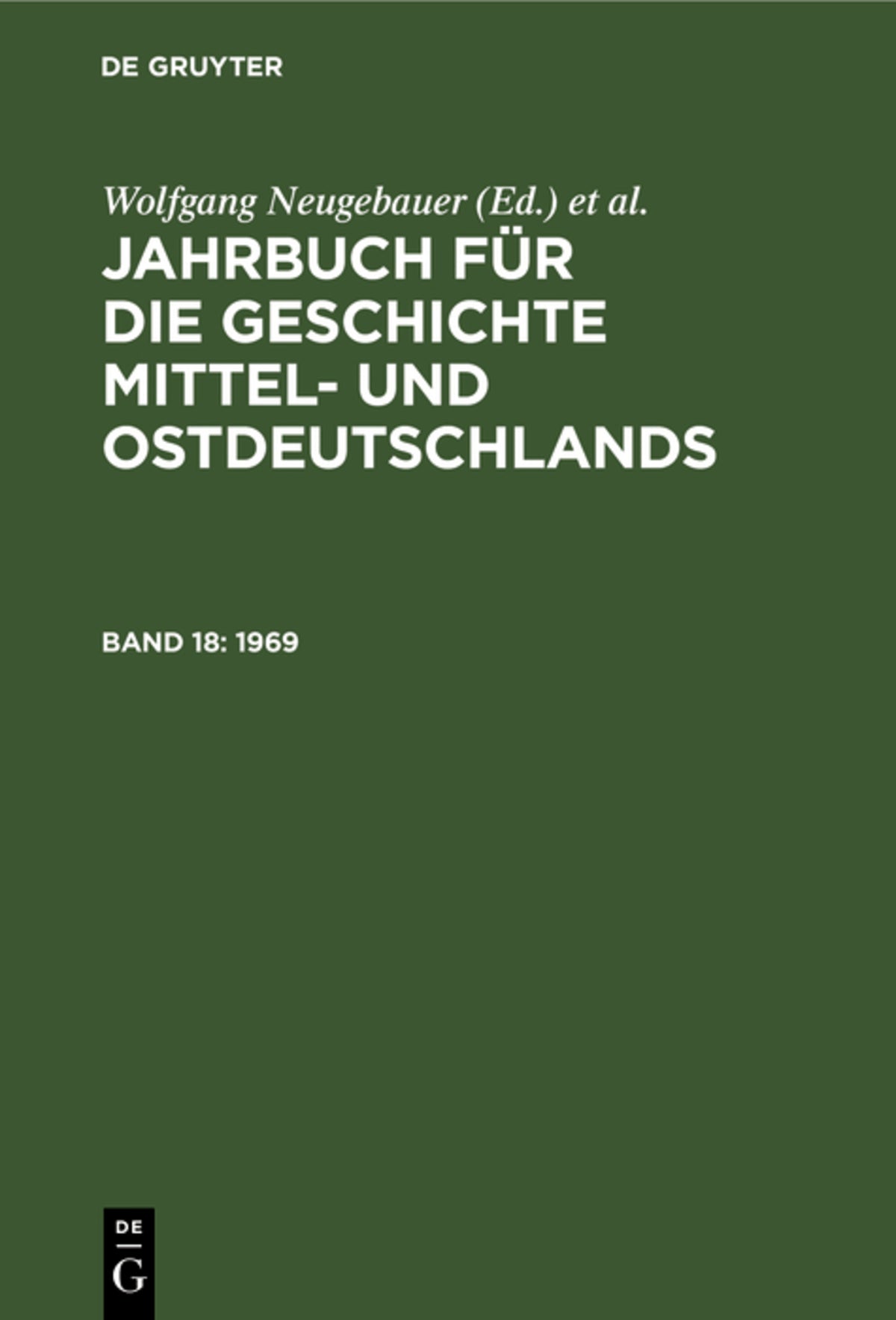 Cover image for 1969 ISBN 9783112303672