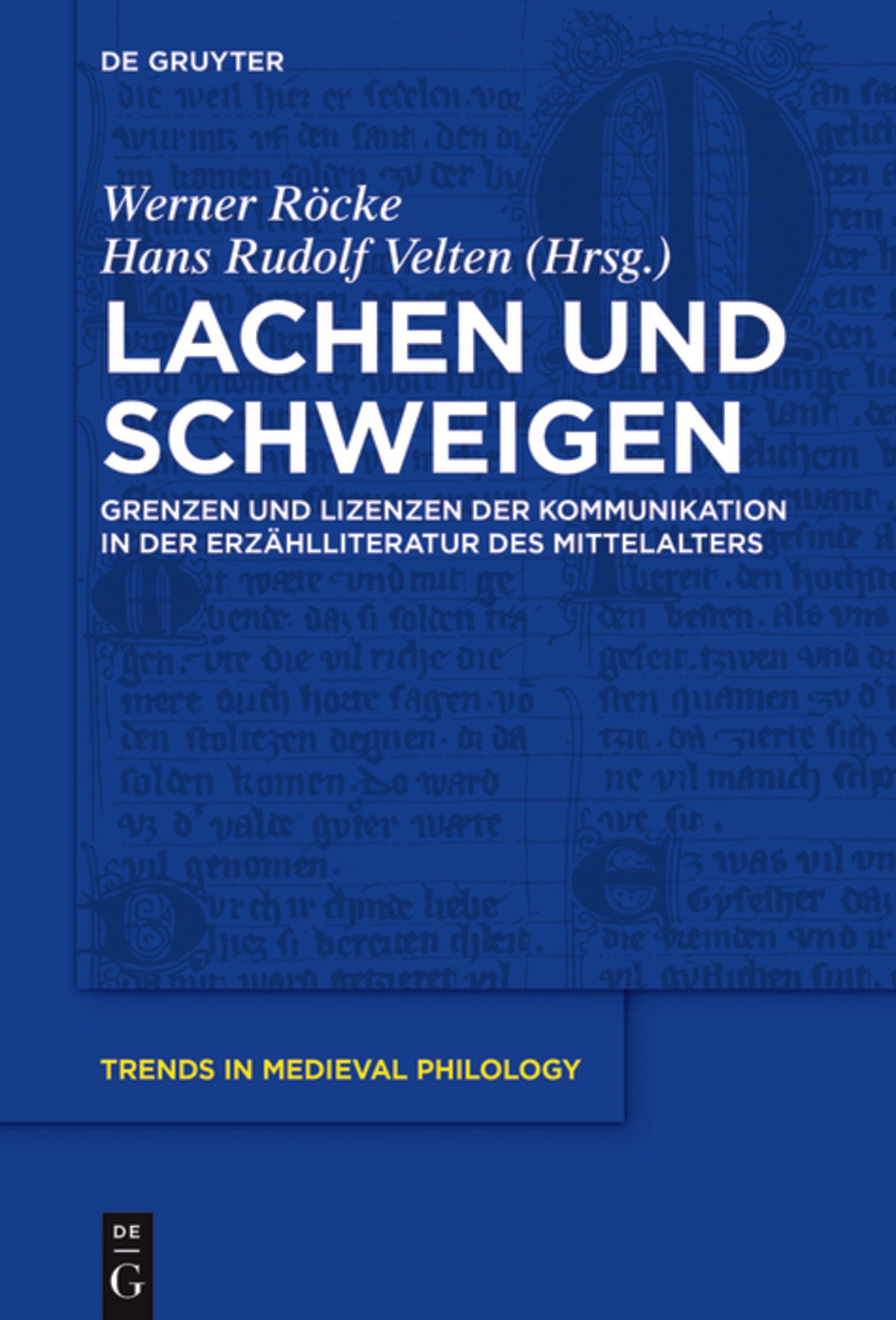 Cover image for Lachen und Schweigen ISBN 9783110253993