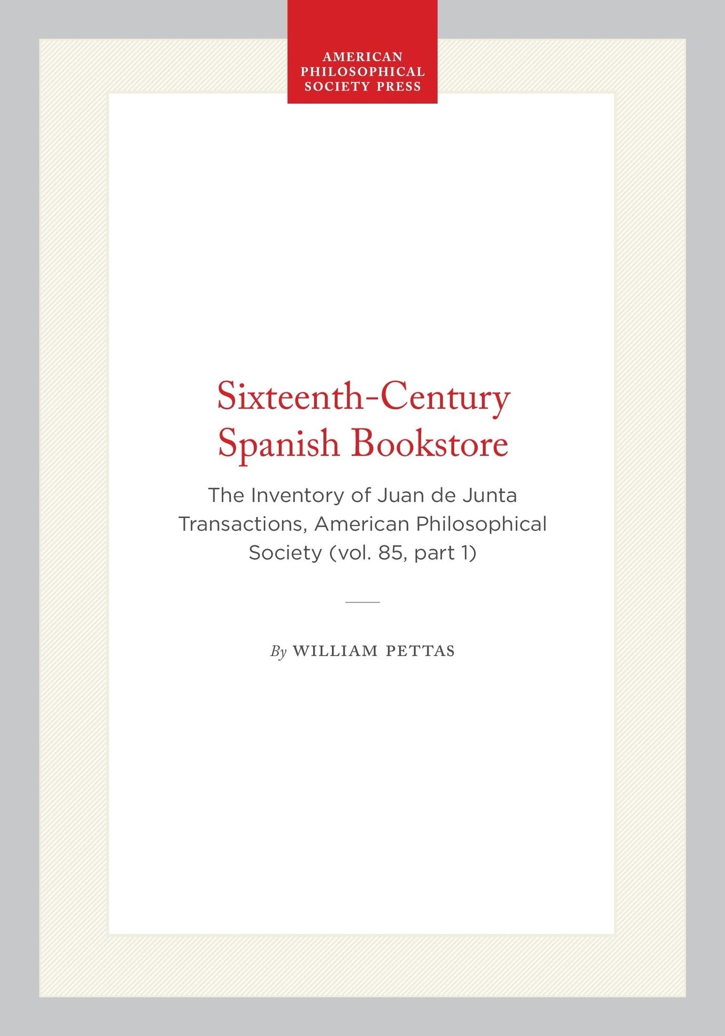Sixteenth-Century Spanish Bookstore
