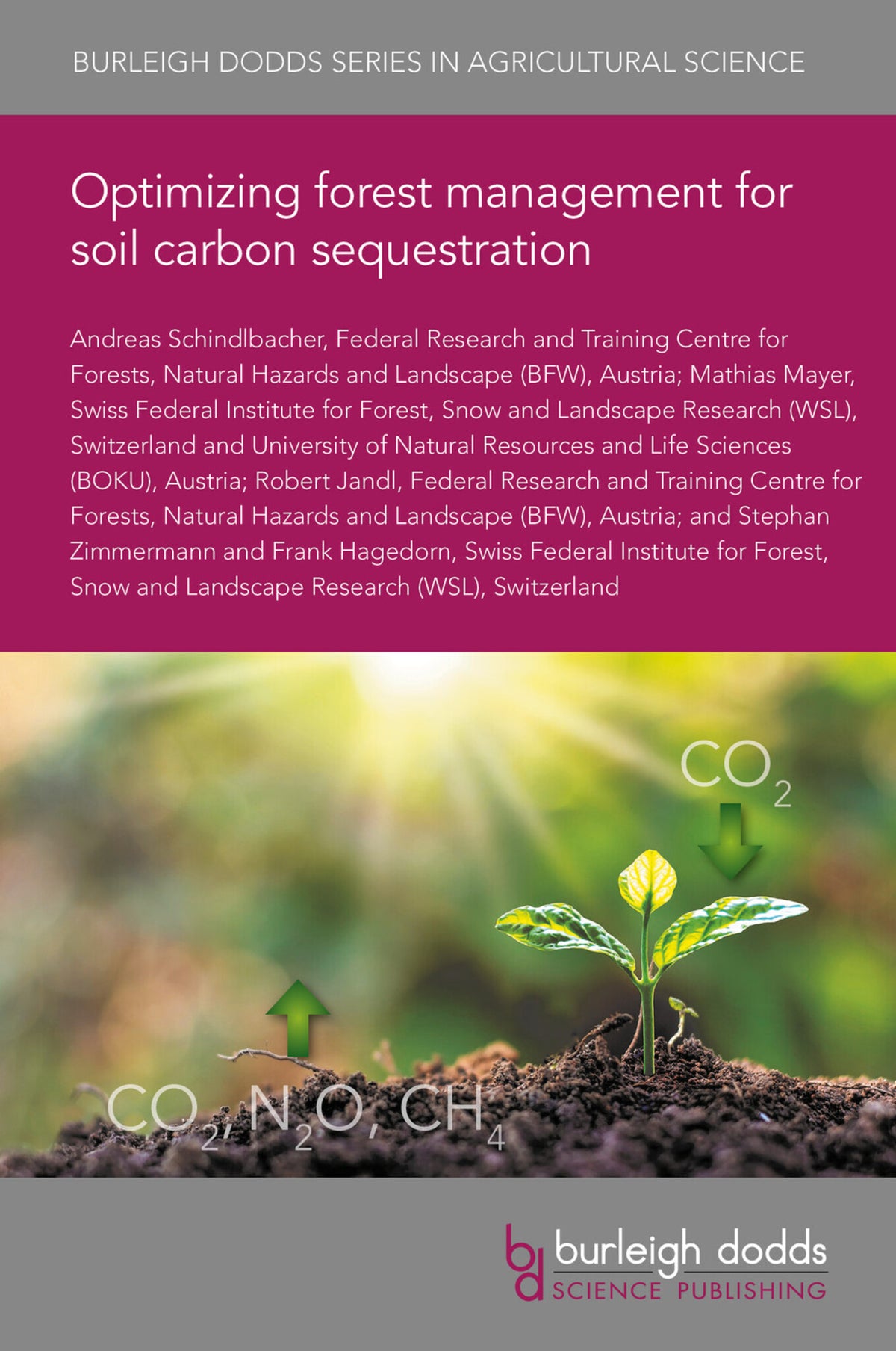 Cover image for Optimizing forest management for soil carbon sequestration ISBN 9781801467117