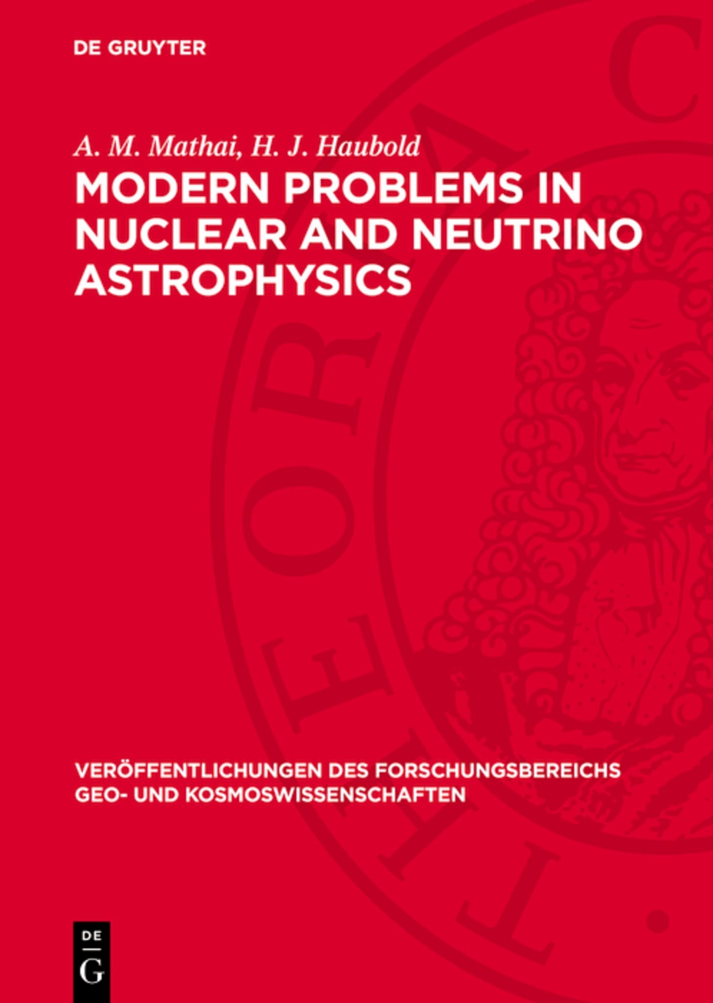 Cover image for Modern Problems in Nuclear and Neutrino Astrophysics ISBN 9783112751183