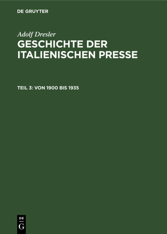 Von 1900 bis 1935