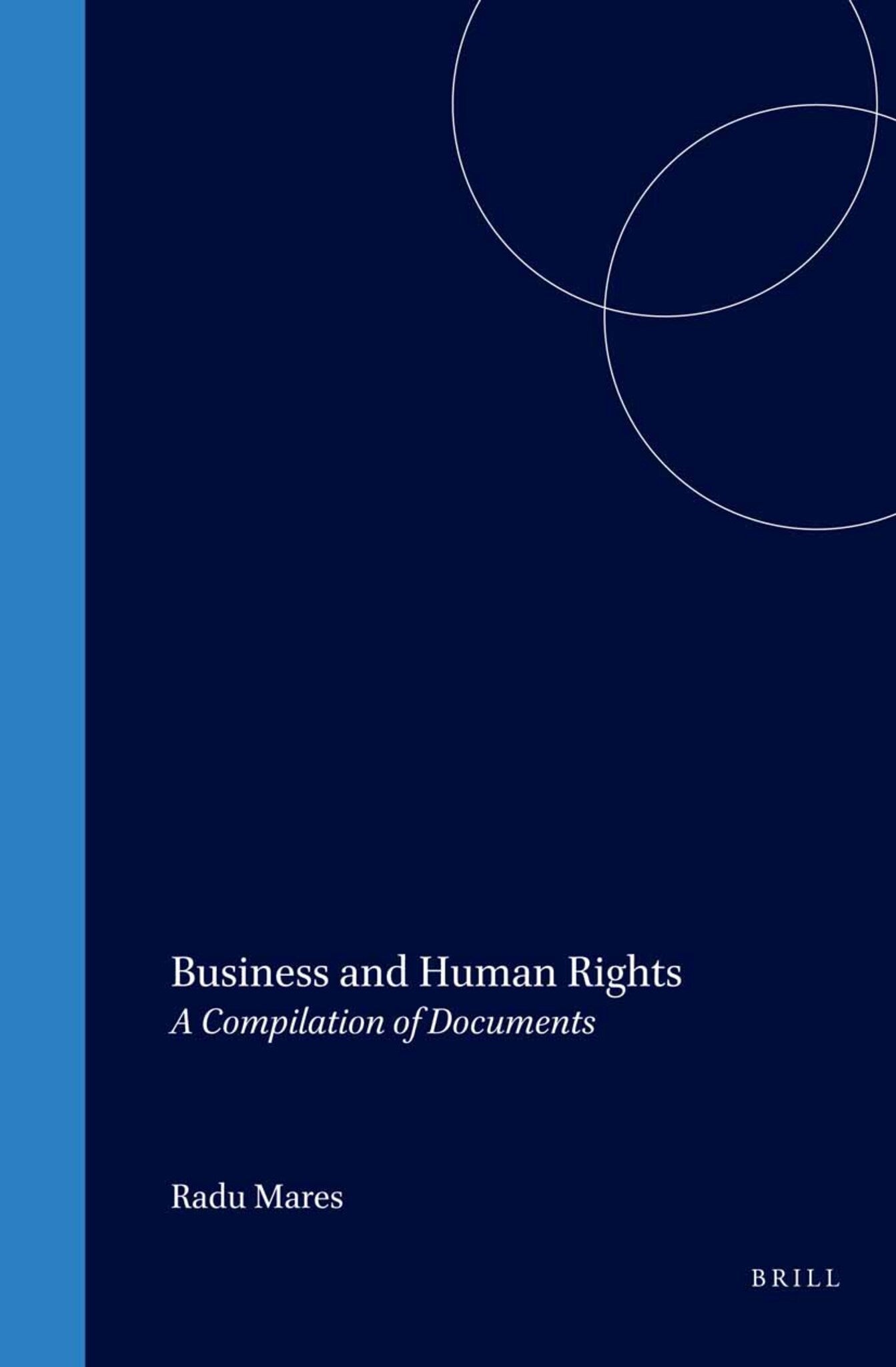 Cover image for Business and Human Rights ISBN 9789004136564
