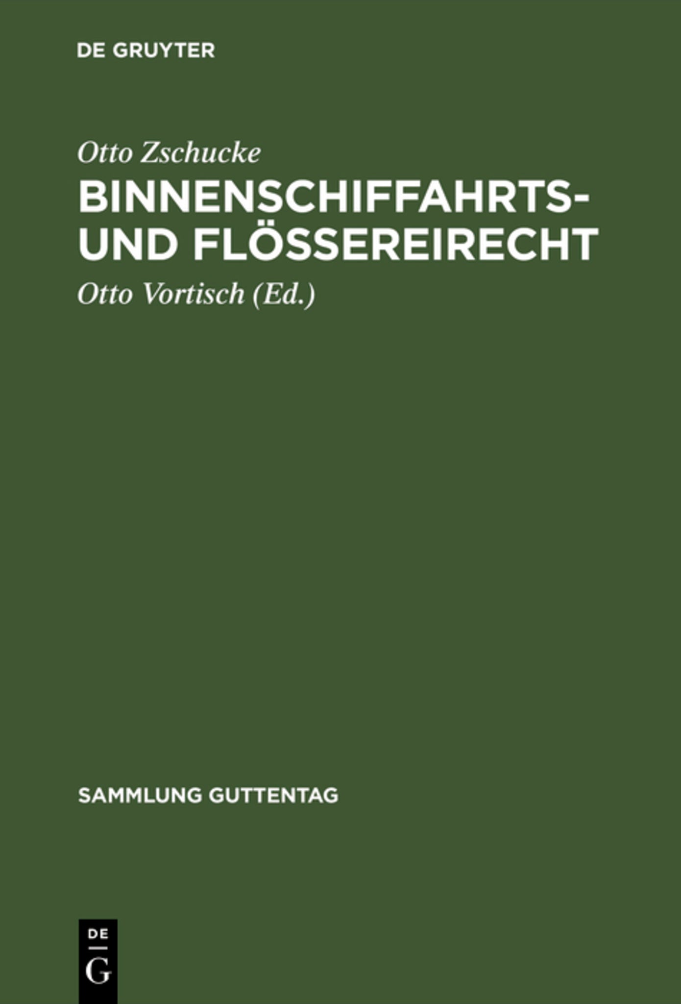 Binnenschiffahrts- und Flößereirecht
