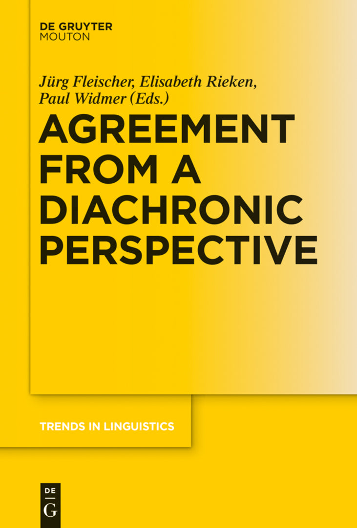 Cover image for Agreement from a Diachronic Perspective ISBN 9783110373349