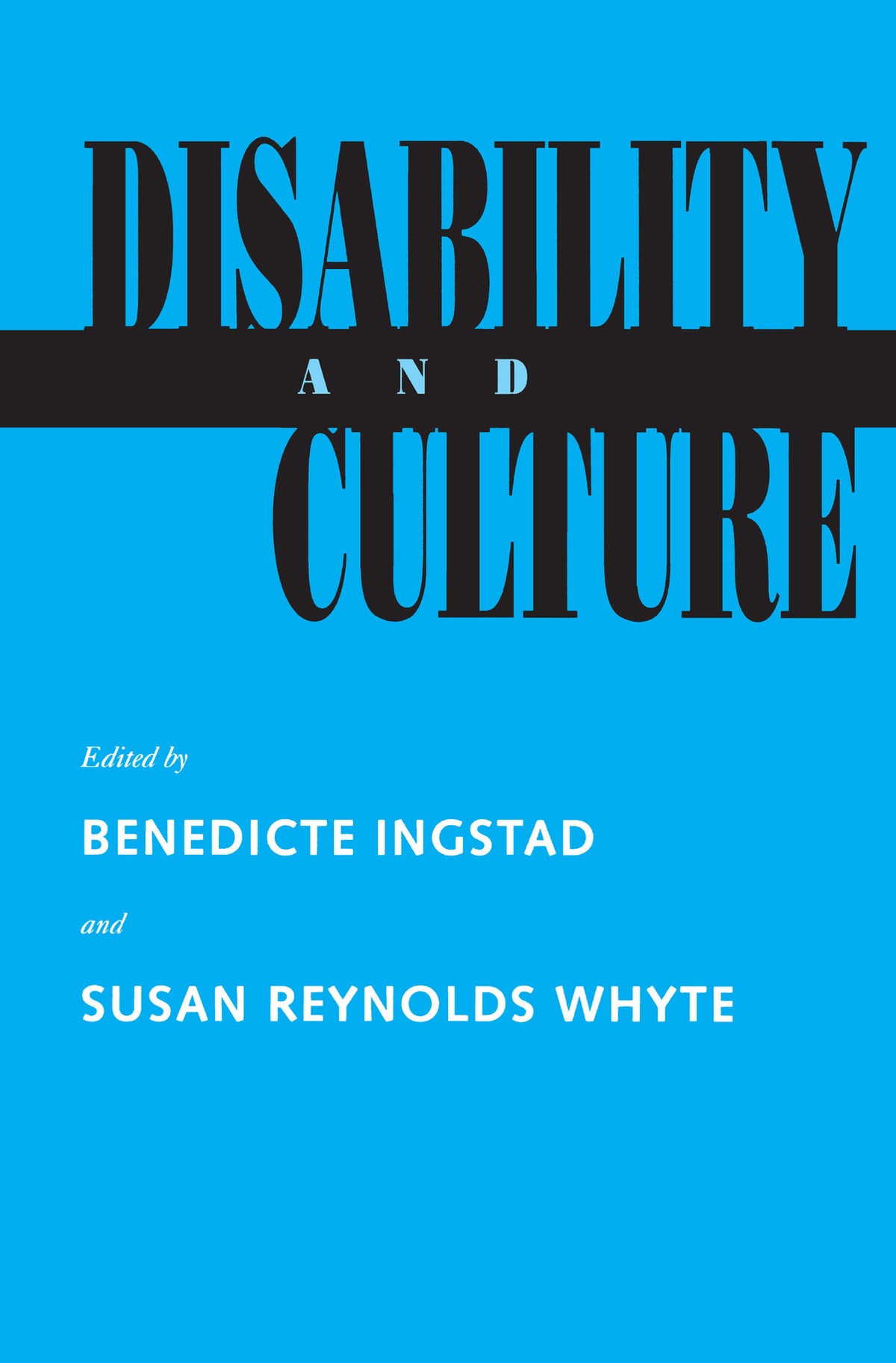 Cover image for Disability and Culture ISBN 9780520342194