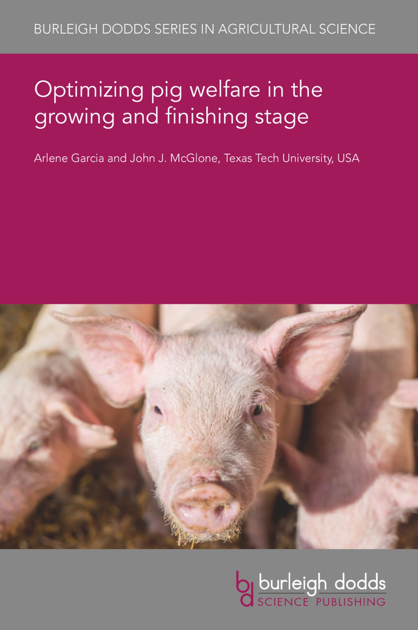 Cover image for Optimizing pig welfare in the growing and finishing stage ISBN 9781801460279