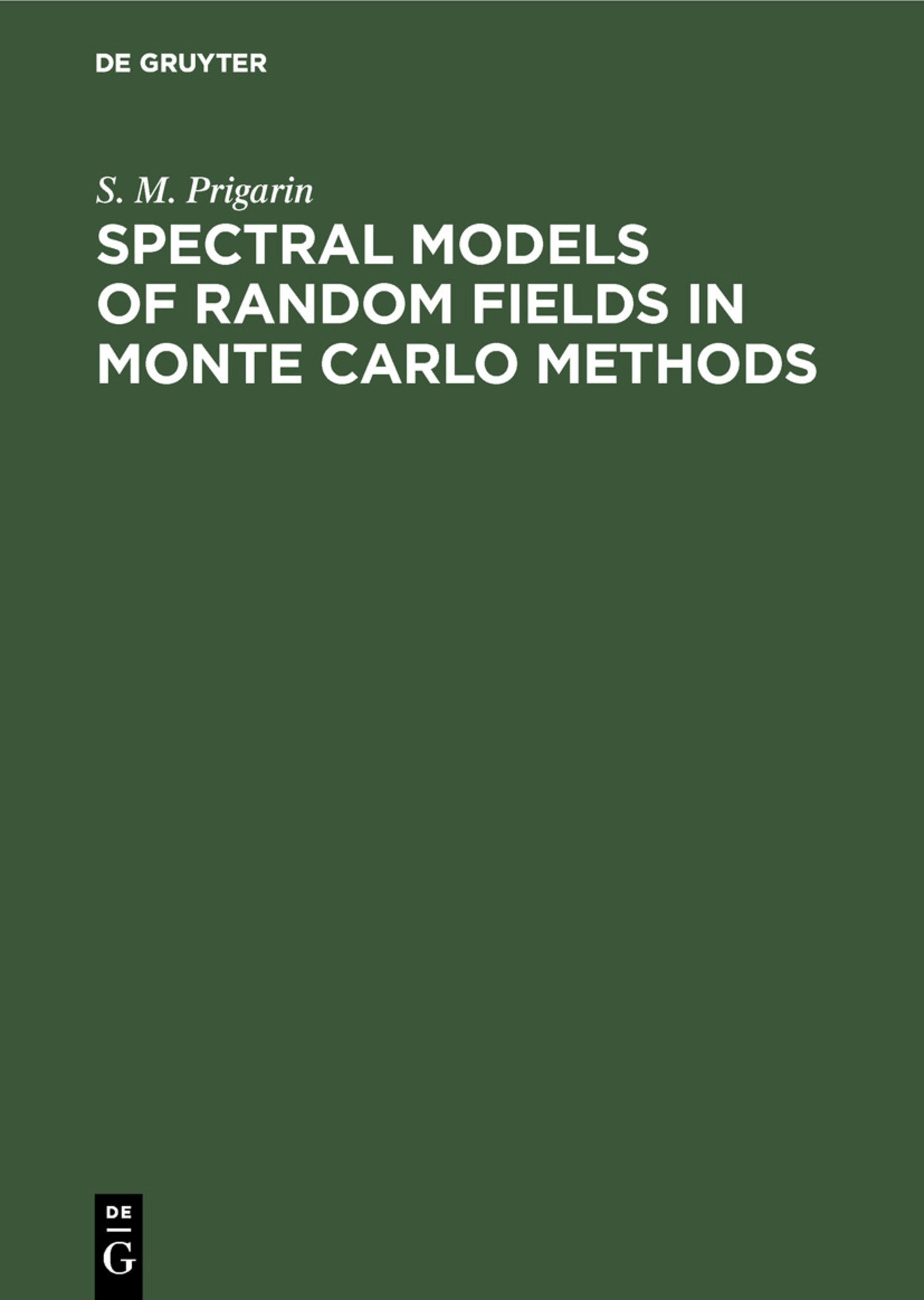 Spectral Models of Random Fields in Monte Carlo Methods