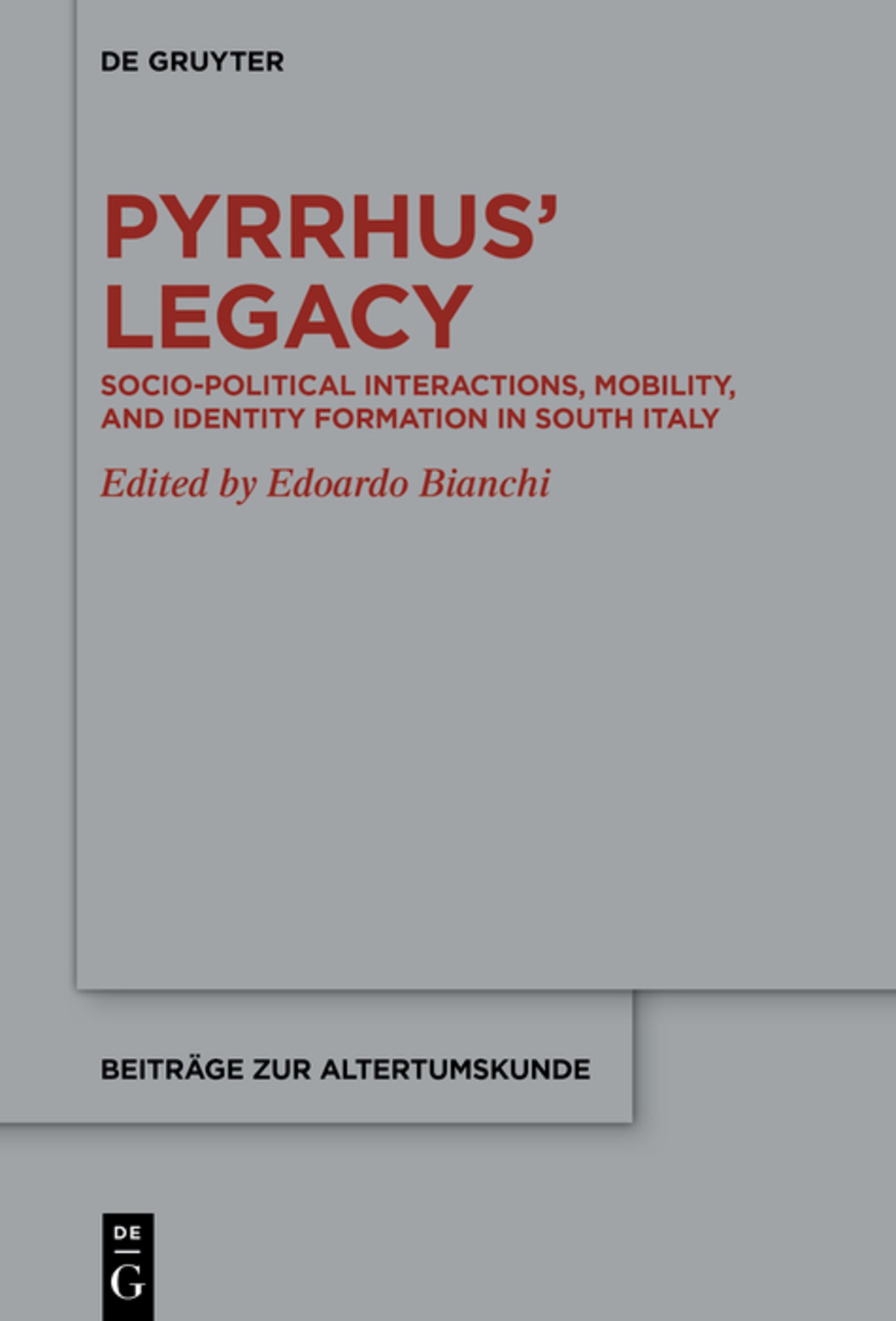 Pyrrhus’ Legacy