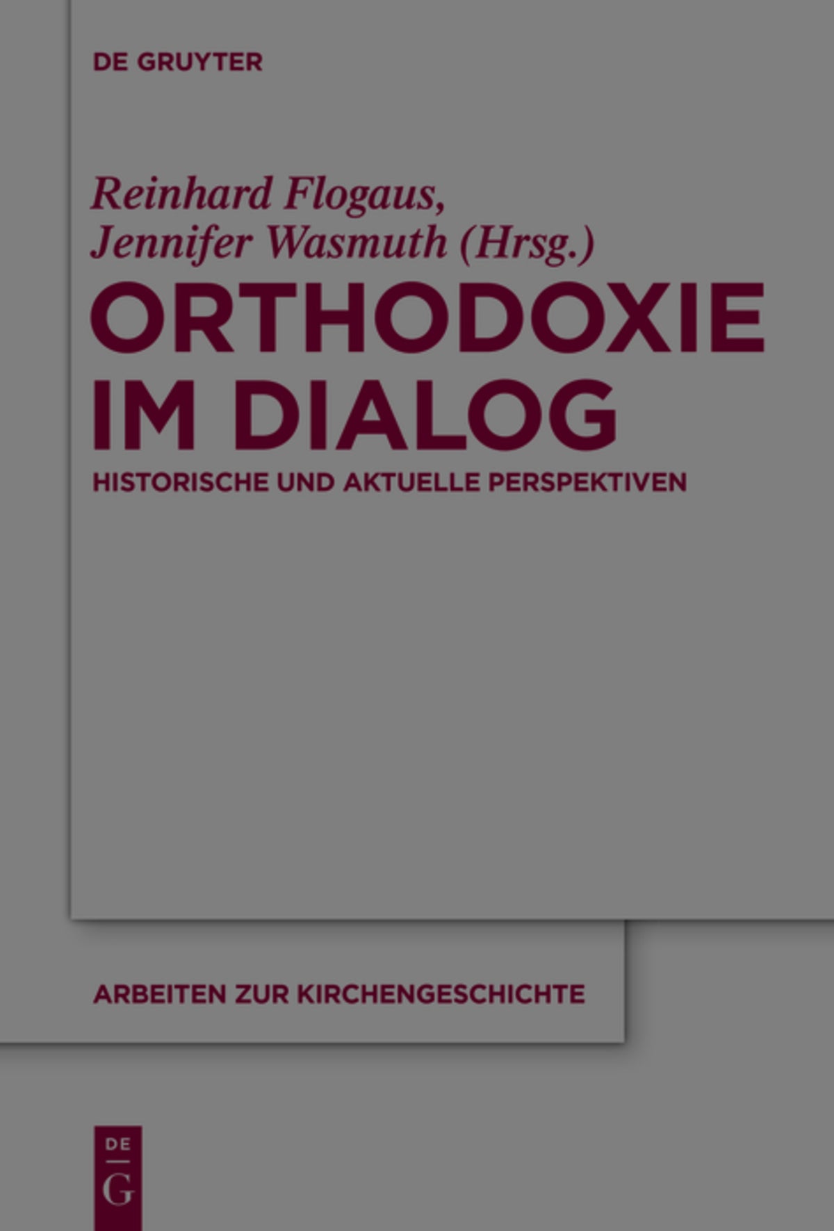 Cover image for Orthodoxie im Dialog ISBN 9783110425680